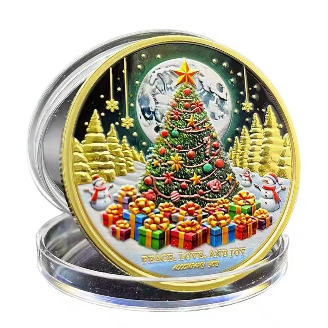 Santa’s Special Collectors Coins - Gold Christmas Tree