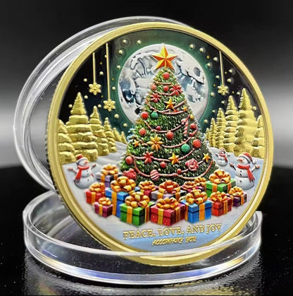 Santa’s Special Collectors Coins - Gold Christmas Tree