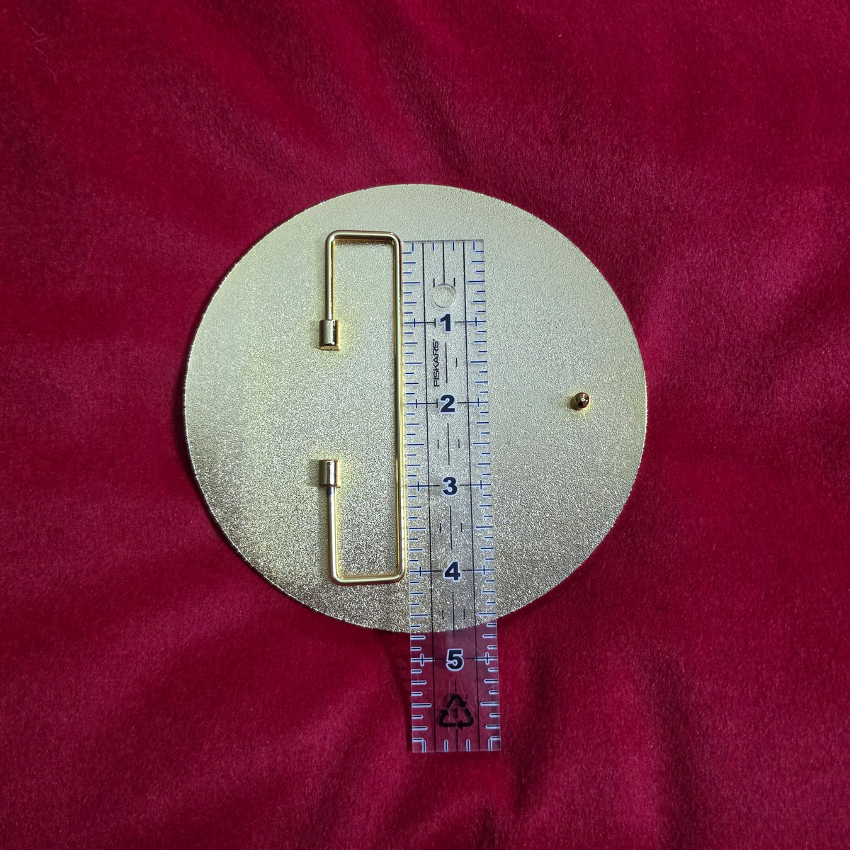 Large 5.5" Reindeer Belt Buckle for up to 4" Belt - Bright Gold