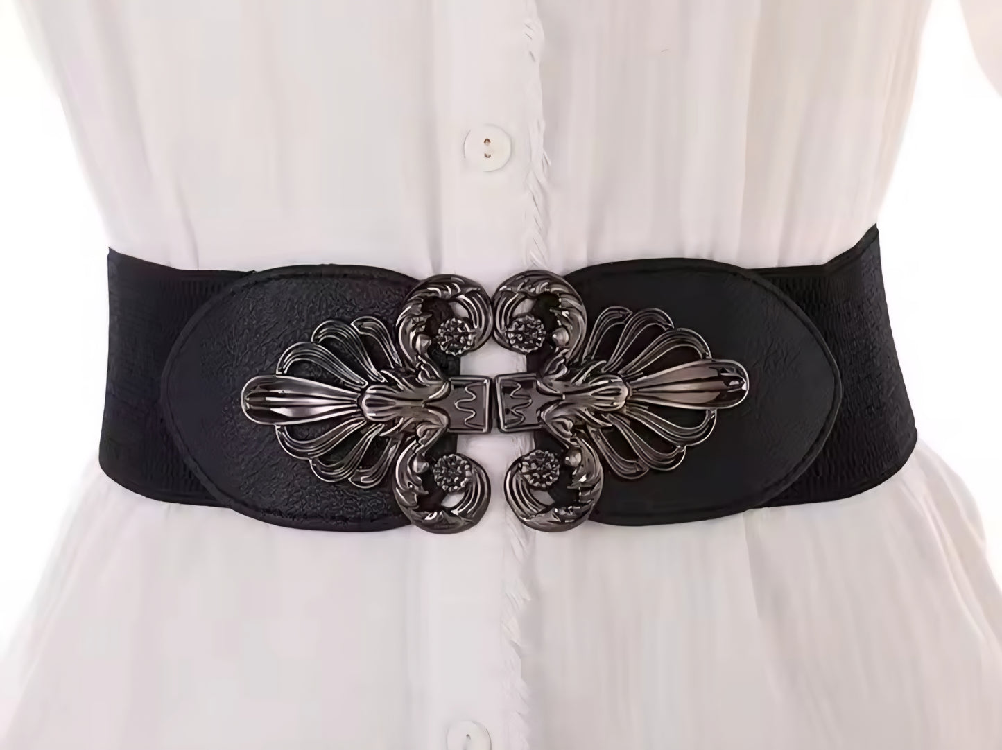 Mrs. Claus stretchy belt