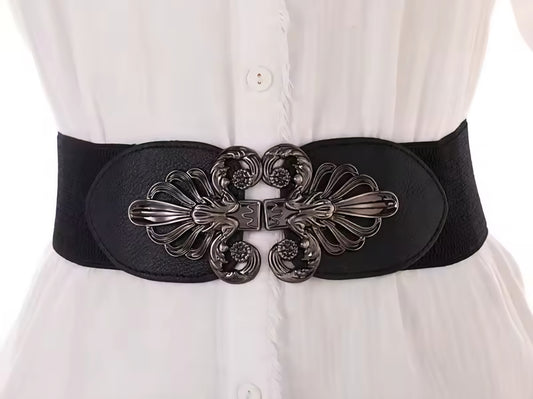 Mrs. Claus stretchy belt