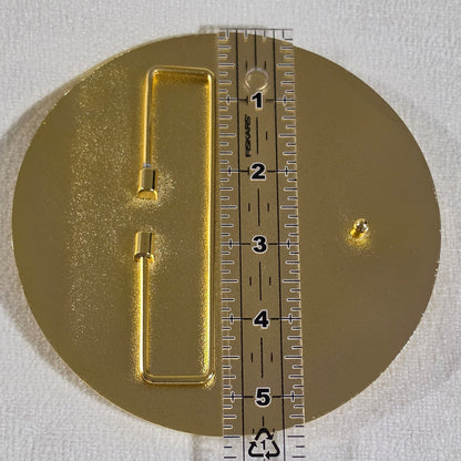 5.5" SC Belt Buckle - Bright Gold