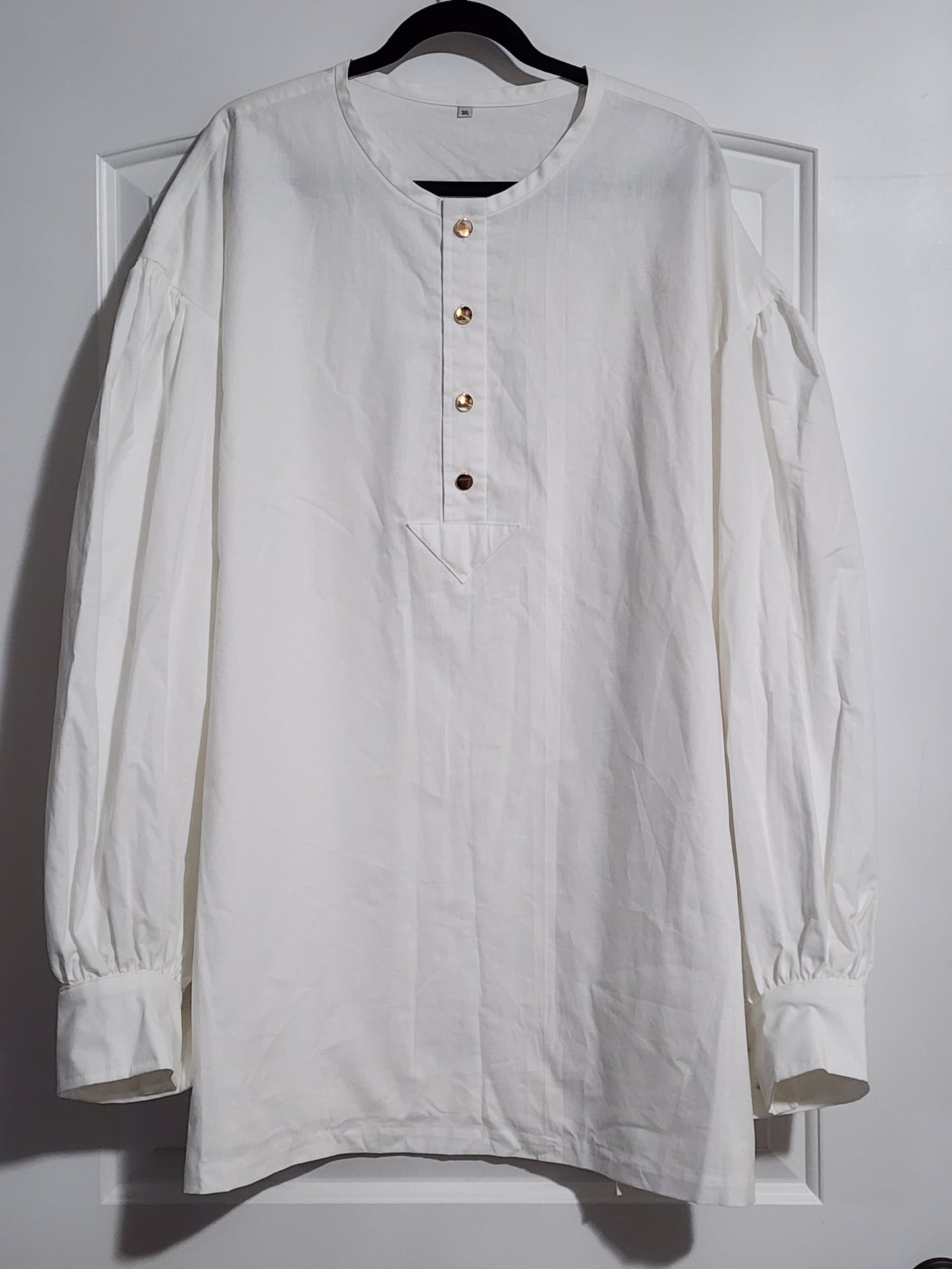 Pre Order Puffy Sleeve Shirt - White
