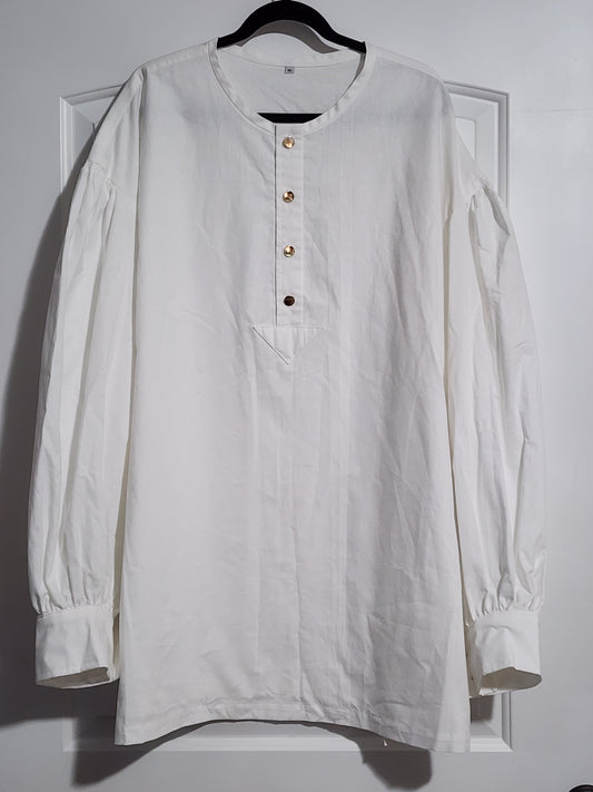 Pre Order Puffy Sleeve Shirt - White