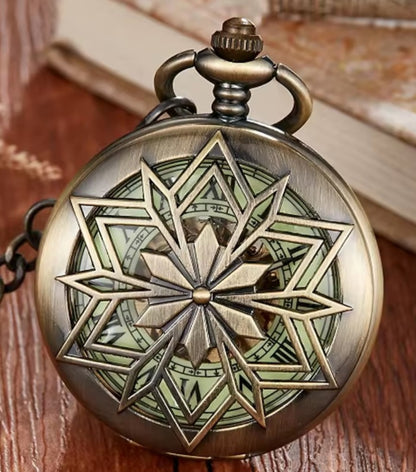 Snowflake Pocket Watches