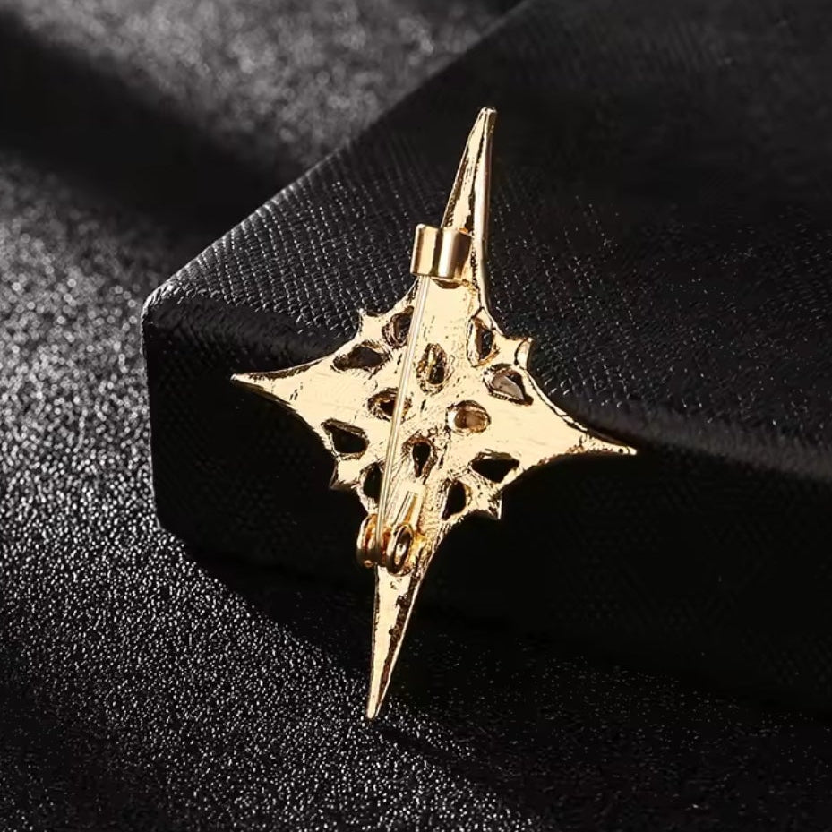 Gold Star Brooch