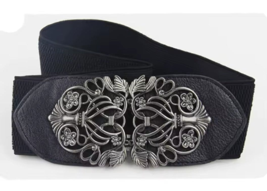 Mrs. Claus stretchy belt