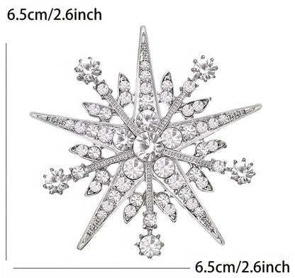 Snowflake Brooches