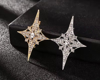 Gold Star Brooch