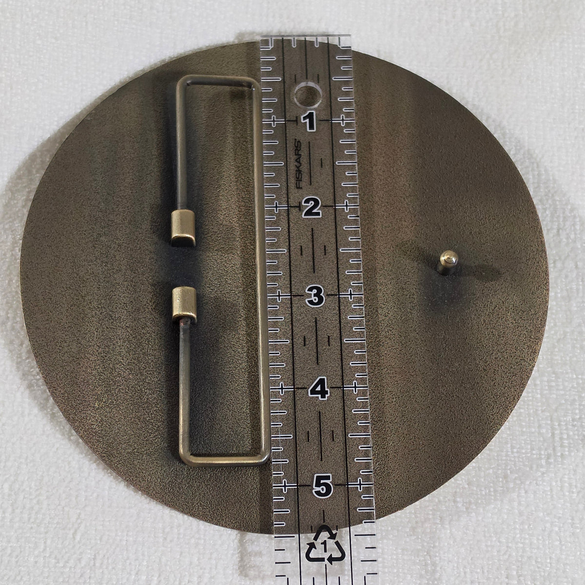 5.5" SC Belt Buckle - Antique Brass