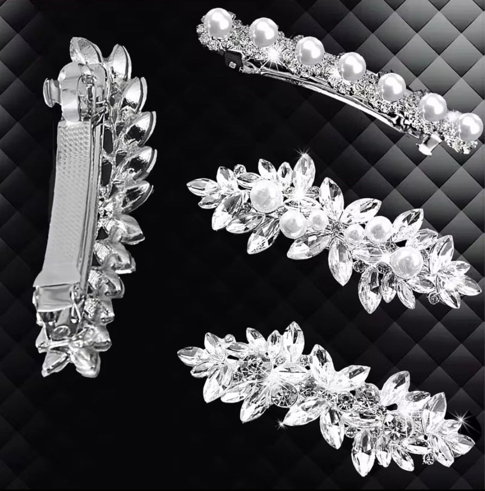 Mrs. Claus Hair Clips Set of 4