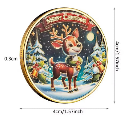 Santa’s Special Collectors Coins - Cute Reindeer