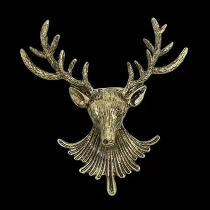 Reindeer Bust Brooch