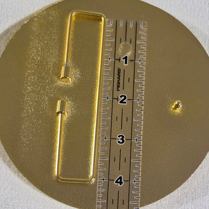 5.5" SC Belt Buckle - Bright Gold