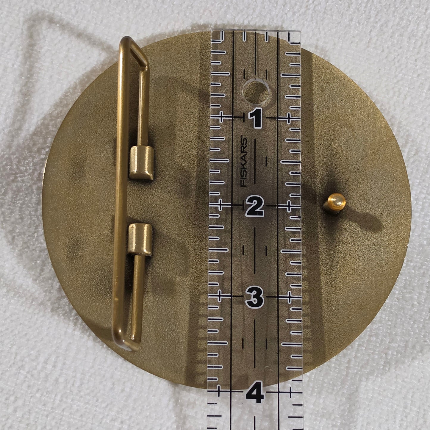Reindeer Belt Buckle - Antique Gold
