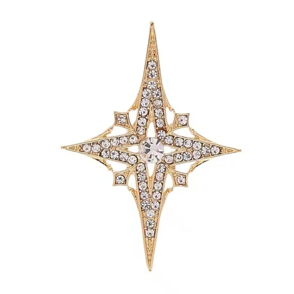 Gold Star Brooch