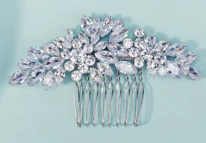 Mrs. Claus Crystal Hair Piece