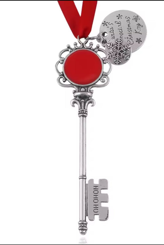 Santa's Special Christmas Key - Red