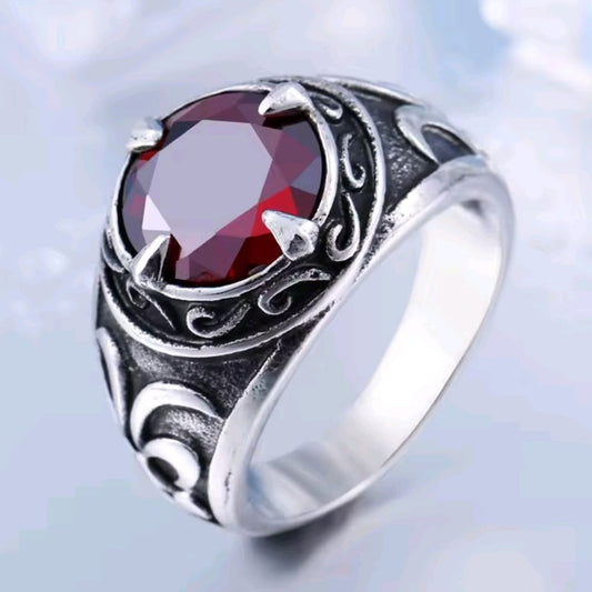 PRE-ORDER Santa Ring - Red Gem