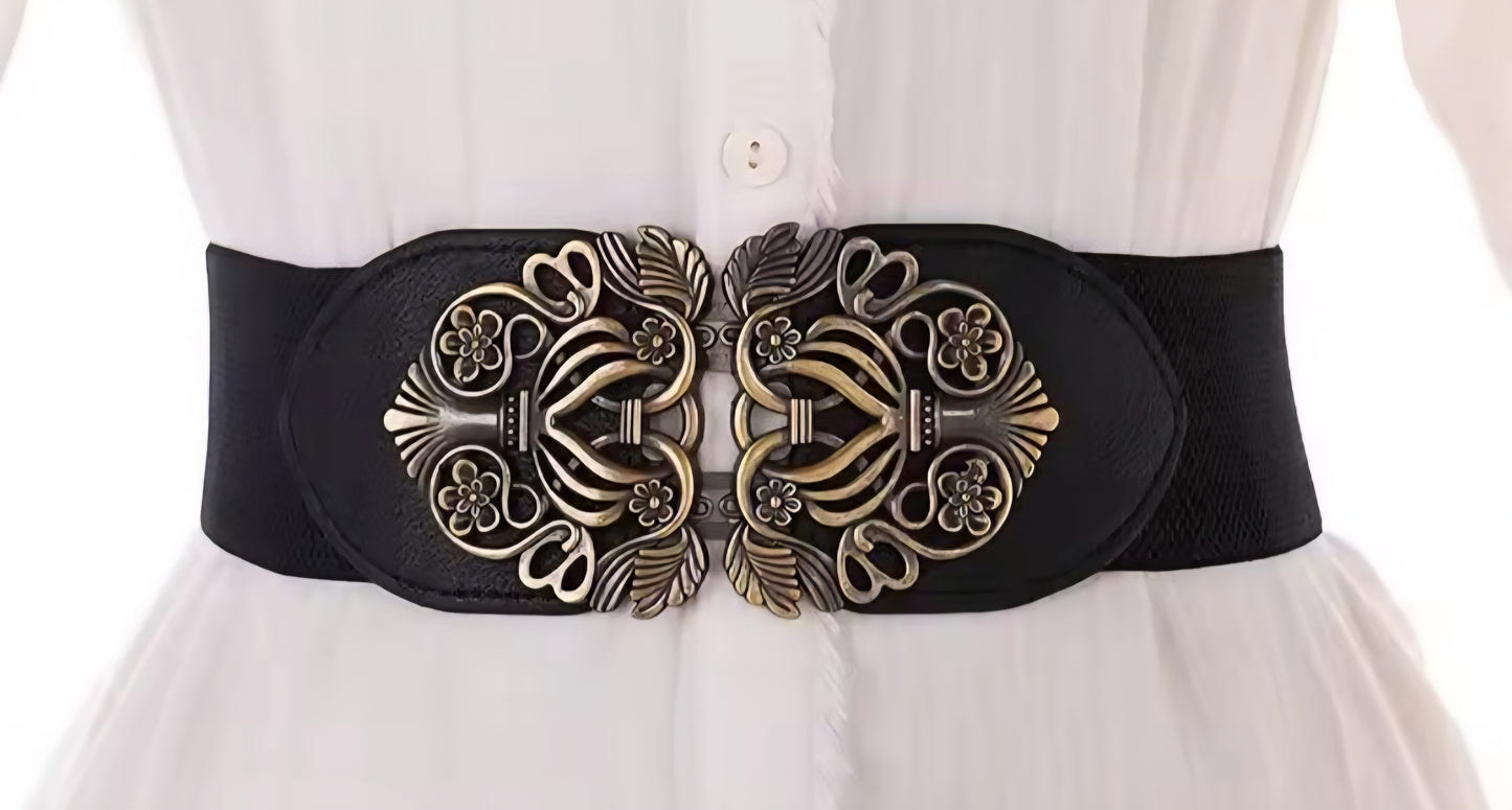 Mrs. Claus stretchy belt