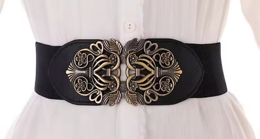 Mrs. Claus stretchy belts