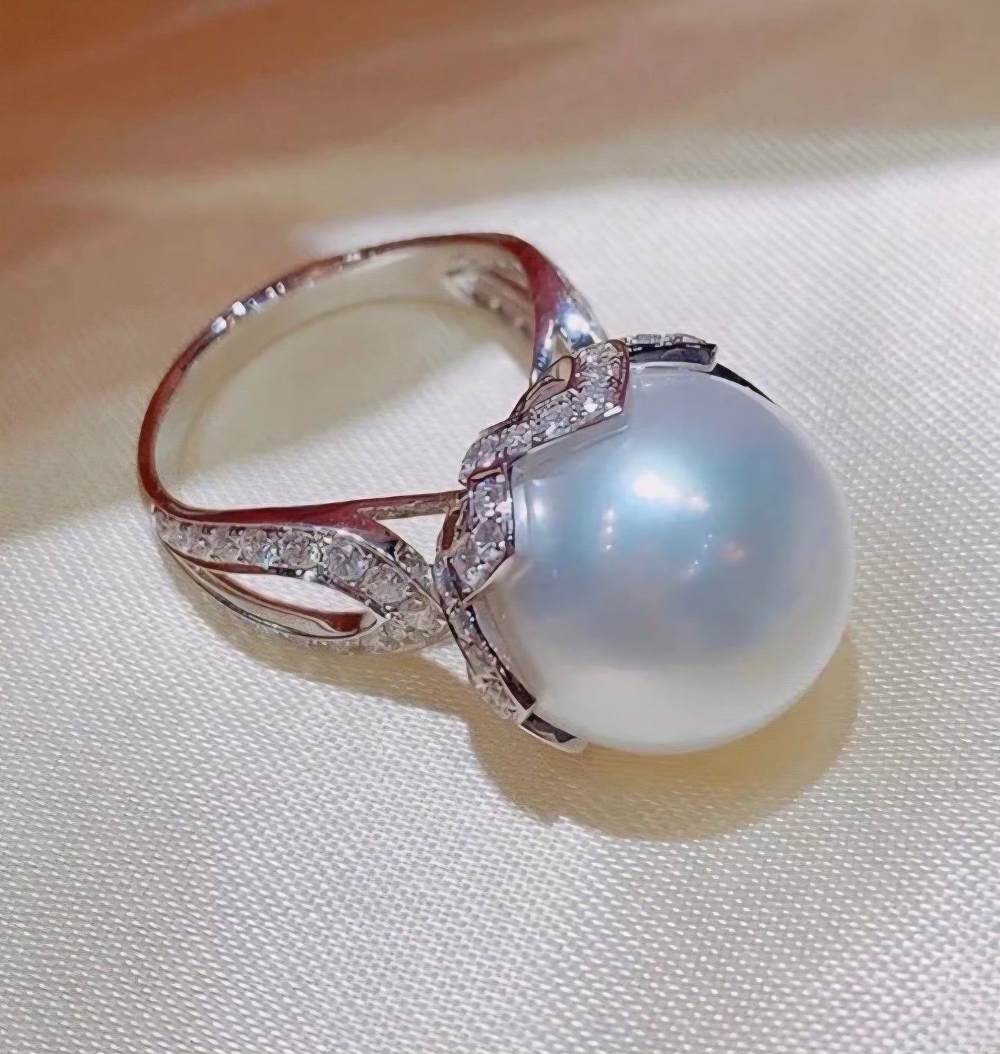Mrs. Claus Ring - Pearl