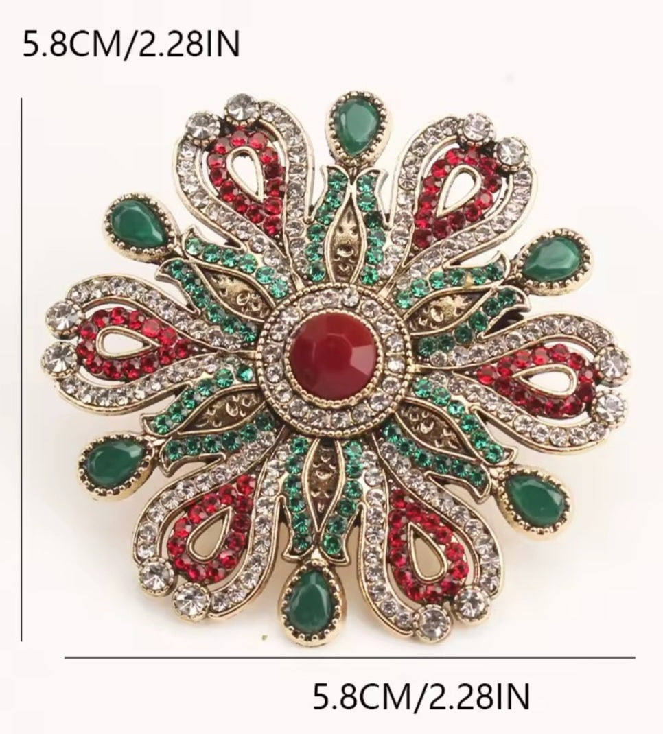 Paisley Snowflake Brooch