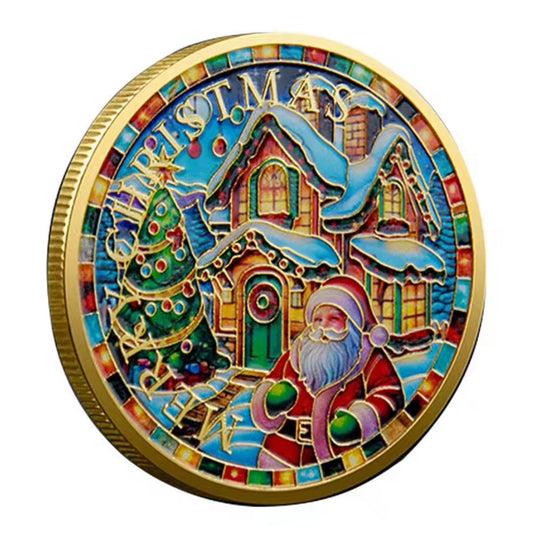 Santa’s Special Collectors Coins -  Santa Outside House