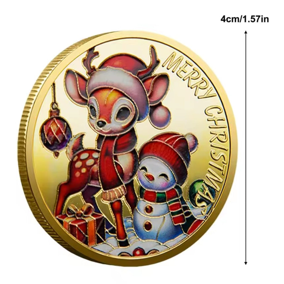 Santa’s Special Collectors Coins - Reindeer & Snowman