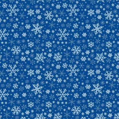 Pre Order Puffy Sleeve Shirt - Light Blue w/ White Snowflakes