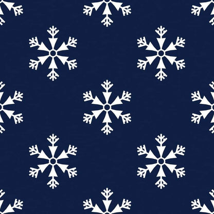Pre Order Puffy Sleeve Shirt - Blue w/ White Snowflakes