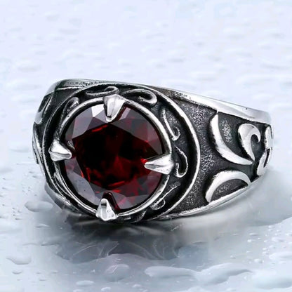 PRE-ORDER Santa Ring - Red Gem