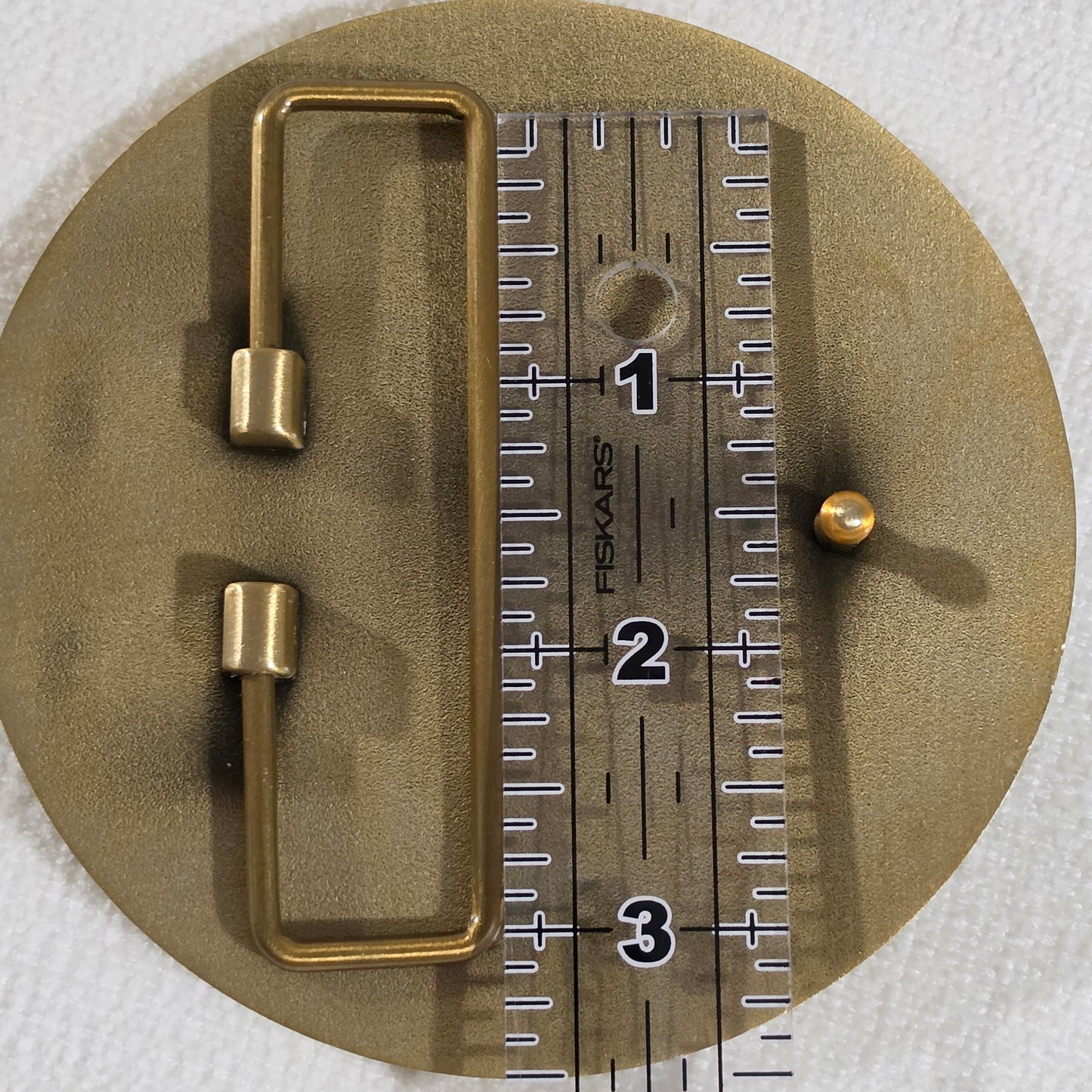 Reindeer Belt Buckle - Antique Gold