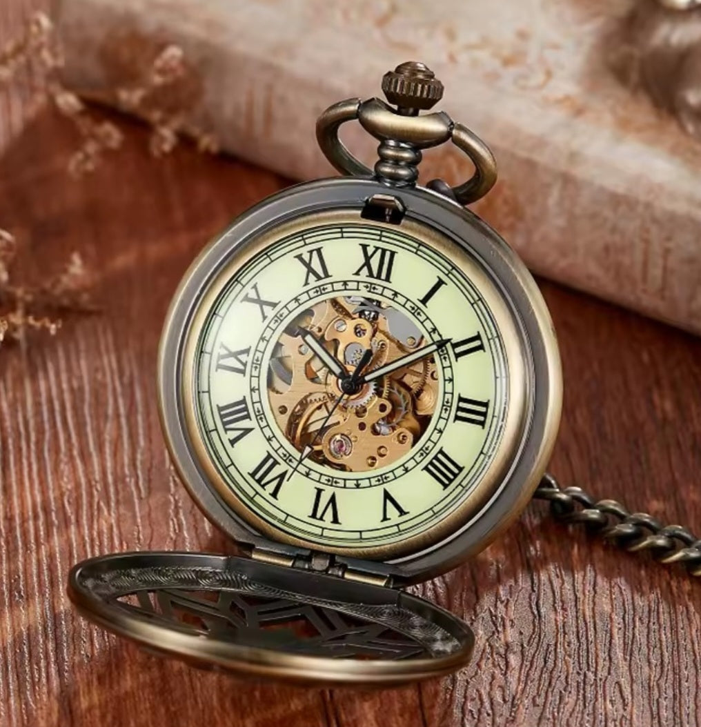 Snowflake Pocket Watches