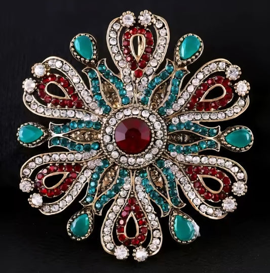 Paisley Snowflake Brooch