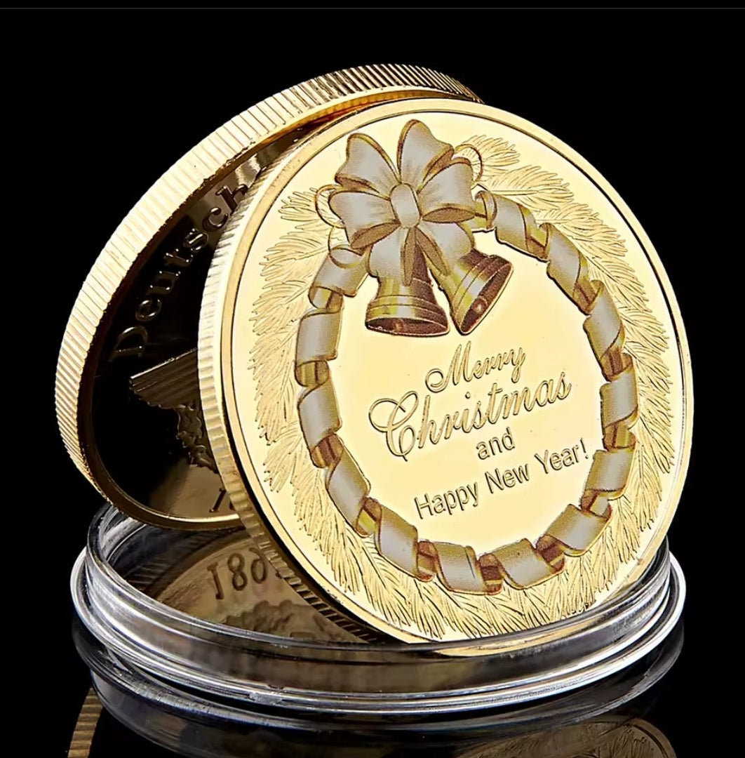 Santa’s Special Collectors Coins - Gold Night Sky