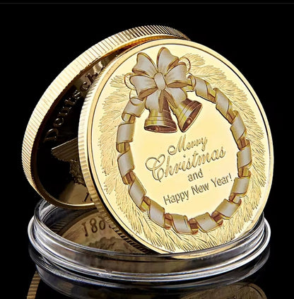 Santa’s Special Collectors Coins - Gold Night Sky