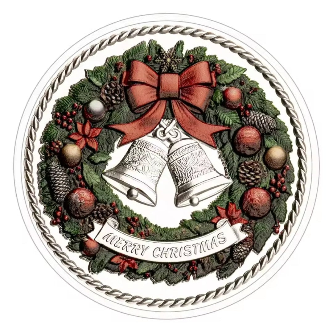 Santa’s Special Collectors Coins - Silver Seasons Greetings Santa