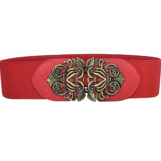 Mrs. Claus stretchy belt