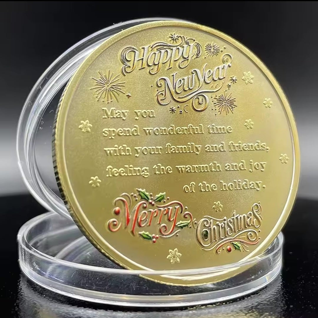 Santa’s Special Collectors Coins - Gold Christmas Tree