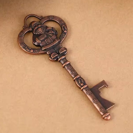 Red Copper Santa Key